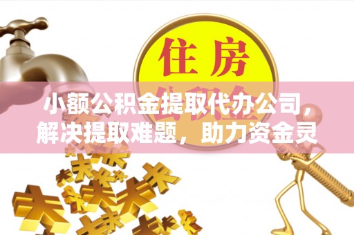 金安小额公积金提取代办公司，解决提取难题，助力资金灵活使用