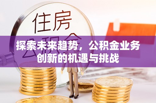 金安探索未来趋势，公积金业务创新的机遇与挑战