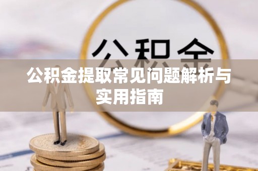 金安公积金提取常见问题解析与实用指南