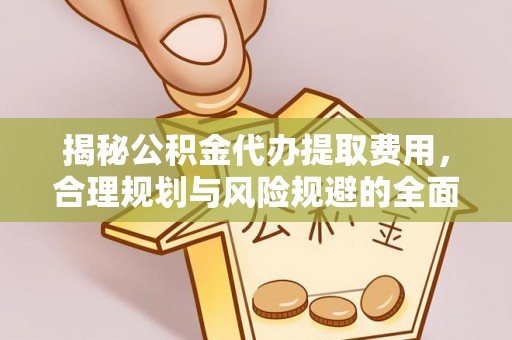 金安揭秘公积金代办提取费用，合理规划与风险规避的全面指南