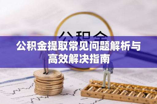 金安公积金提取常见问题解析与高效解决指南