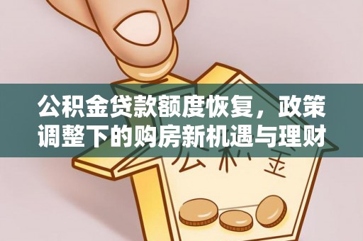 金安公积金贷款额度恢复，政策调整下的购房新机遇与理财规划