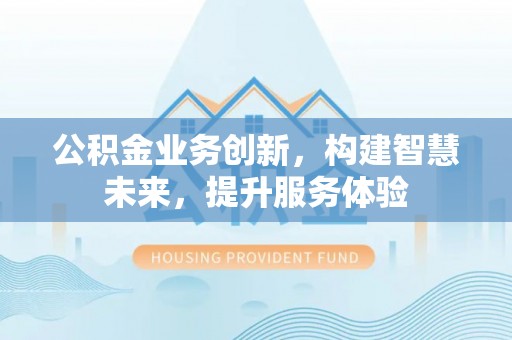 金安公积金业务创新，构建智慧未来，提升服务体验