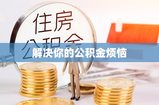 金安解决你的公积金烦恼