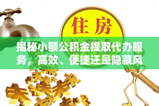 金安揭秘小额公积金提取代办服务，高效、便捷还是隐藏风险？