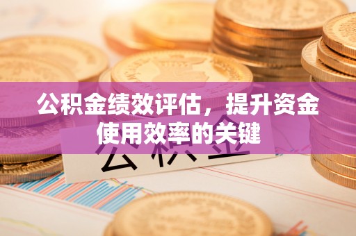 金安公积金绩效评估，提升资金使用效率的关键