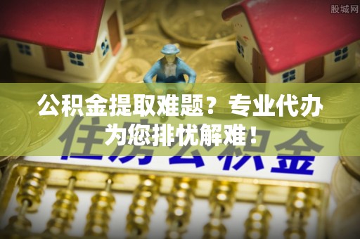 金安公积金提取难题？专业代办为您排忧解难！