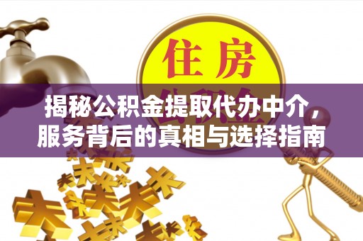 金安揭秘公积金提取代办中介，服务背后的真相与选择指南