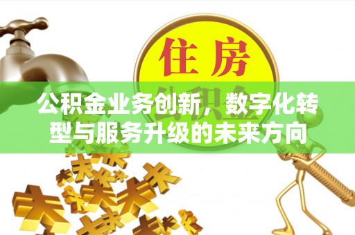 金安公积金业务创新，数字化转型与服务升级的未来方向