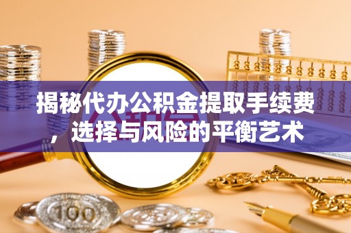 金安揭秘代办公积金提取手续费，选择与风险的平衡艺术
