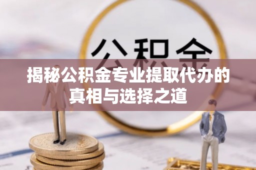 金安揭秘公积金专业提取代办的真相与选择之道