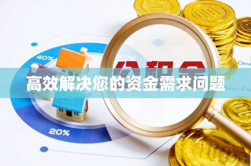 金安高效解决您的资金需求问题