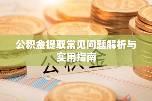 金安公积金提取常见问题解析与实用指南