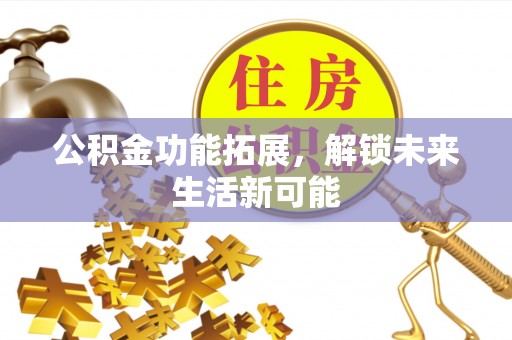 金安公积金功能拓展，解锁未来生活新可能
