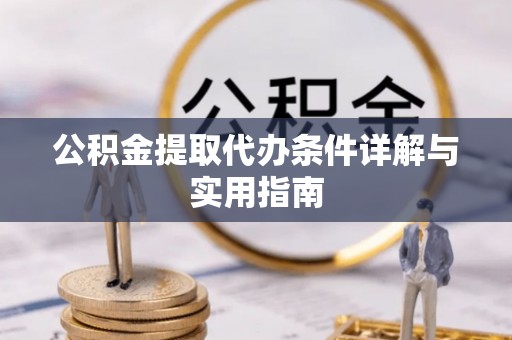 金安公积金提取代办条件详解与实用指南
