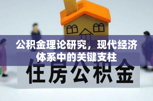 金安公积金理论研究，现代经济体系中的关键支柱