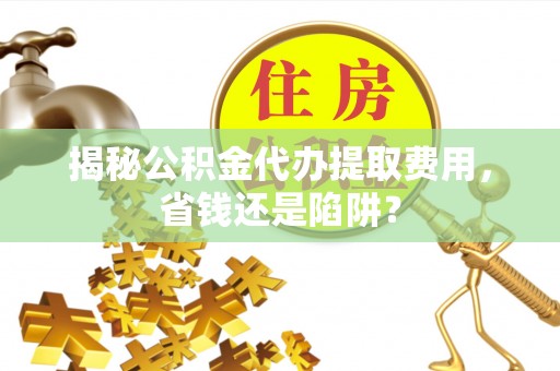 金安揭秘公积金代办提取费用，省钱还是陷阱？