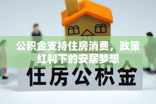 金安公积金支持住房消费，政策红利下的安居梦想