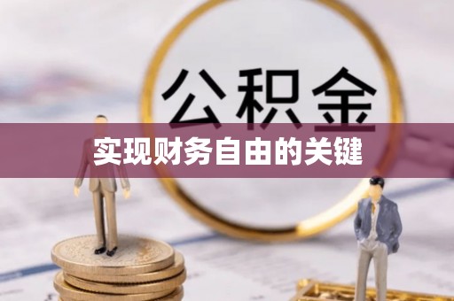 金安实现财务自由的关键