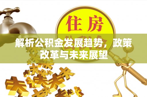 金安解析公积金发展趋势，政策改革与未来展望