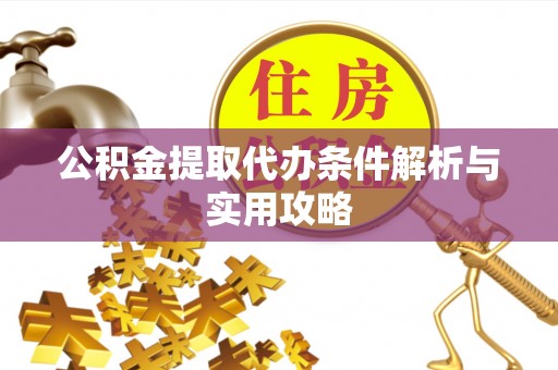 金安公积金提取代办条件解析与实用攻略