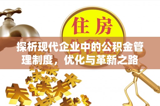 金安探析现代企业中的公积金管理制度，优化与革新之路