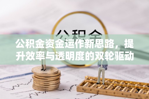 金安公积金资金运作新思路，提升效率与透明度的双轮驱动