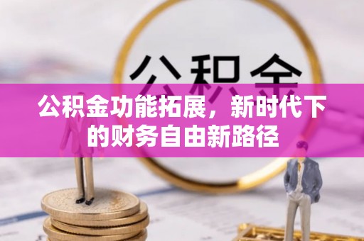 金安公积金功能拓展，新时代下的财务自由新路径