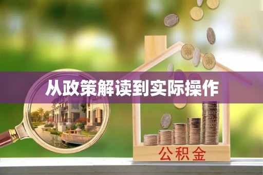 金安从政策解读到实际操作