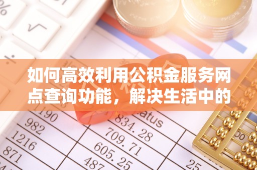 金安如何高效利用公积金服务网点查询功能，解决生活中的资金难题