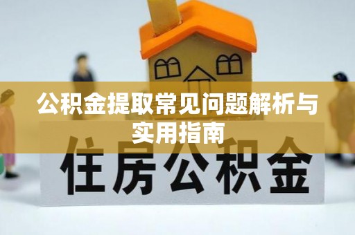 金安公积金提取常见问题解析与实用指南