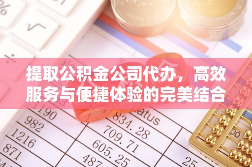 金安提取公积金公司代办，高效服务与便捷体验的完美结合