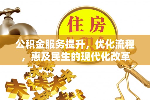 金安公积金服务提升，优化流程，惠及民生的现代化改革