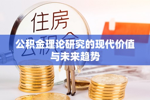 金安公积金理论研究的现代价值与未来趋势