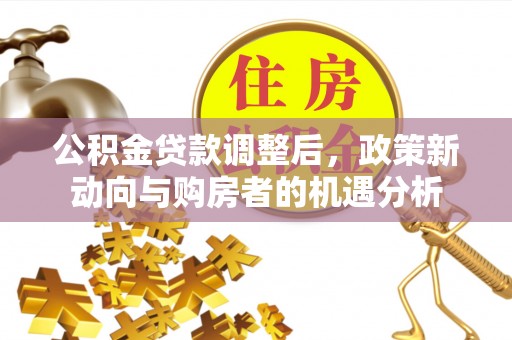 金安公积金贷款调整后，政策新动向与购房者的机遇分析