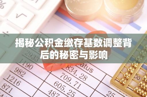 金安揭秘公积金缴存基数调整背后的秘密与影响