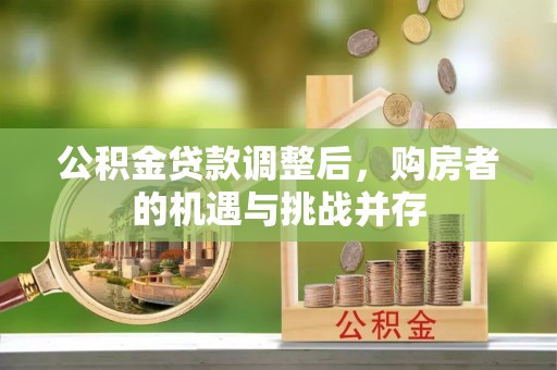 金安公积金贷款调整后，购房者的机遇与挑战并存