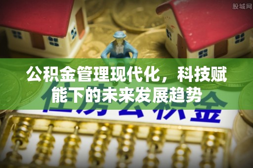 金安公积金管理现代化，科技赋能下的未来发展趋势