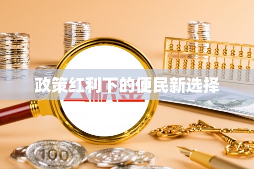 金安政策红利下的便民新选择