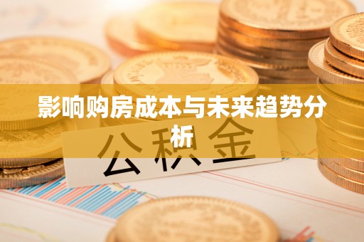金安影响购房成本与未来趋势分析