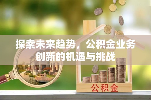 金安探索未来趋势，公积金业务创新的机遇与挑战