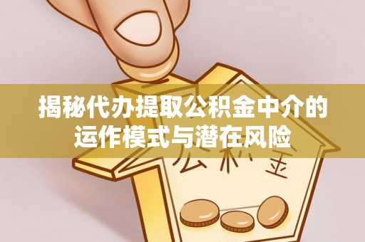 金安揭秘代办提取公积金中介的运作模式与潜在风险