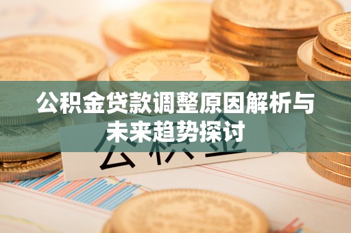 金安公积金贷款调整原因解析与未来趋势探讨