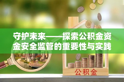 金安守护未来——探索公积金资金安全监管的重要性与实践路径