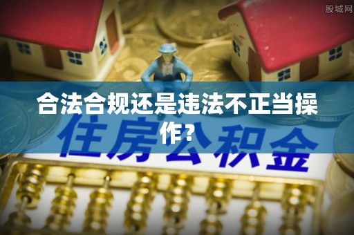 金安合法合规还是违法不正当操作？