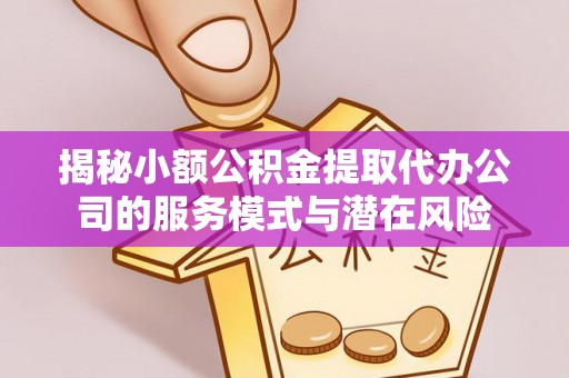 金安揭秘小额公积金提取代办公司的服务模式与潜在风险