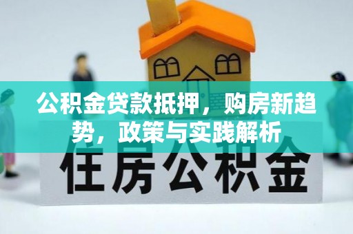 金安公积金贷款抵押，购房新趋势，政策与实践解析