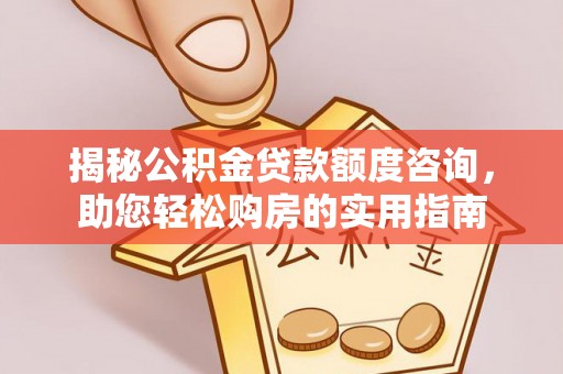 金安揭秘公积金贷款额度咨询，助您轻松购房的实用指南