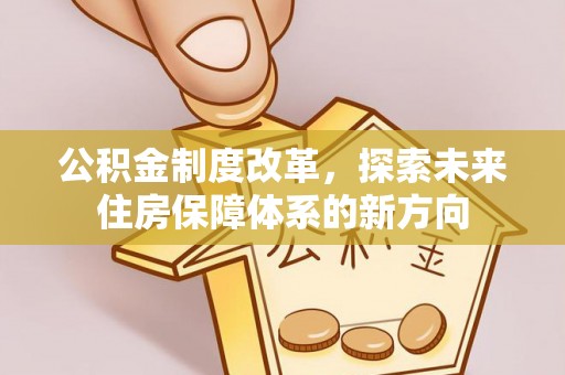 金安公积金制度改革，探索未来住房保障体系的新方向
