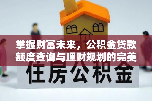 金安掌握财富未来，公积金贷款额度查询与理财规划的完美结合